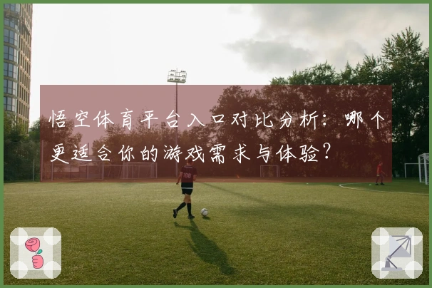 悟空体育平台入口对比分析：哪个更适合你的游戏需求与体验？